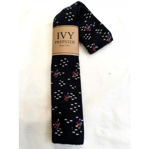 アイビープレップスター IVY PREPSTER /  ニットタイ チェック ”SNOW" KNIT...