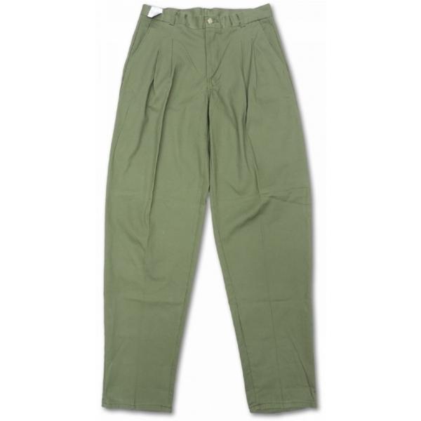 カーキジャングル KHAKI JUNGLE / チノクロスパンツ DEADSTOCK  PLETE ...