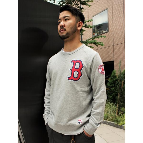 リーバイス MLB Levi's x MLB / REDSOX プルオーバー スウェットシャツ (グ...