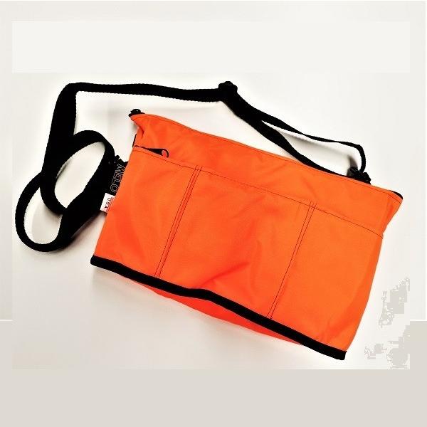 メロ MELO / ショルダーバッグ SMALL OVAL SHAPED BAG オレンジ (MAN...