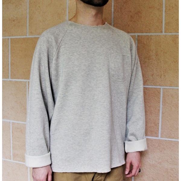 モニタリー MONITALY / オーバーサイズ クルーネック スウェット CUT OFF CREW...