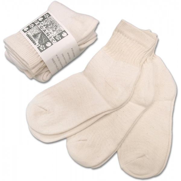 オーガニックスレッズ ORGANIC THREADS / 3Pソックス ショート オーガニックコット...