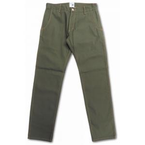 パインコーン PINECONE / ダック ワーク パンツ DUCK Work Pant  (COLOR : オリーブ) NON WASH アメリカ製｜walnutsimport