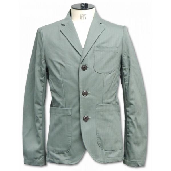 パインコーン PINECONE / 3ボタンジャケット ヘリンボーンツイル hb 3b jacket...