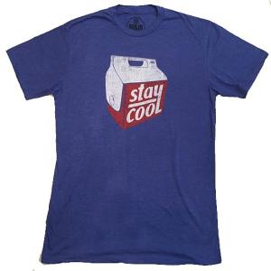 ソリッドスレッズ SOLID THREADS / プリントTシャツ S/S PRINT TEE "STAY COOL" BLUE｜walnutsimport