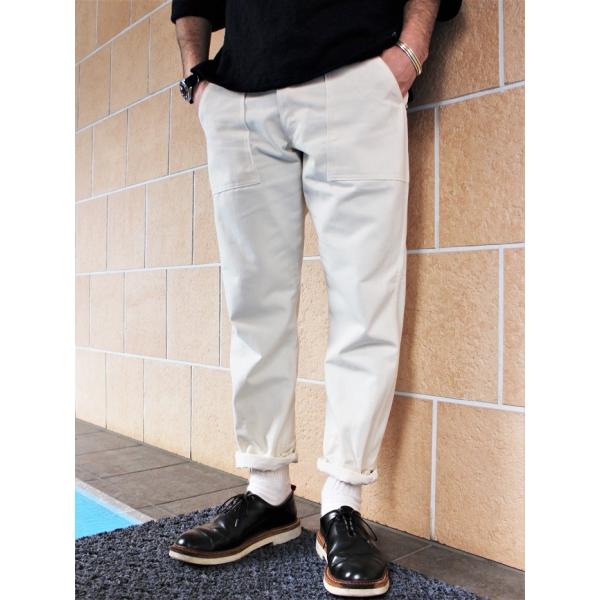スタンレー STAN RAY / スリムフィット 4ポケット ファティーグ パンツ ドリル slim...