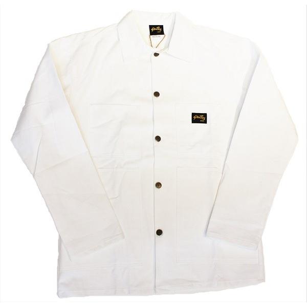 スタンレー STAN RAY / ショップ ジャケット shop jacket  WHITE DRI...