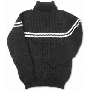 トラッドハウンド TRADHOUND /  ブリティッシュウール  タートルネック セーター ROLLNECK SWEATER  (BLACK) ブラック イギリス製｜walnutsimport