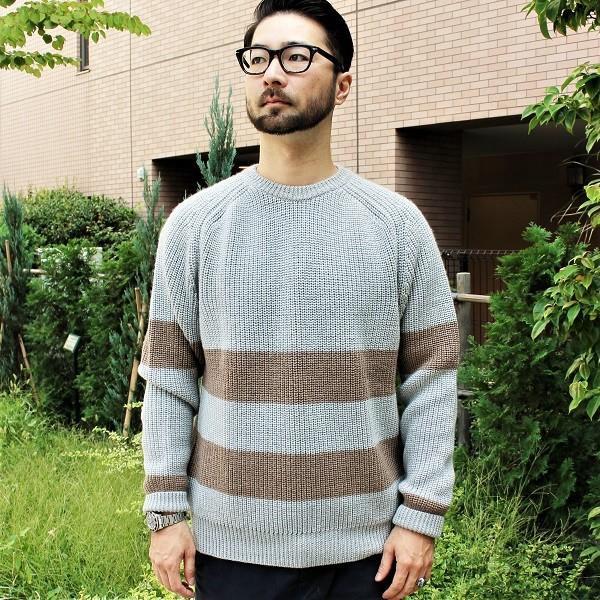ウールリッチ WOOLRICH / メンズ メリノウール セーター ストライプ Merinos St...
