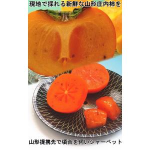 産地直送 庄内柿 シャーベット 約1.7kg ...の詳細画像3
