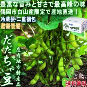 産地直送 だだちゃ豆 えだまめ 約1kg 山形県産 贈答規格