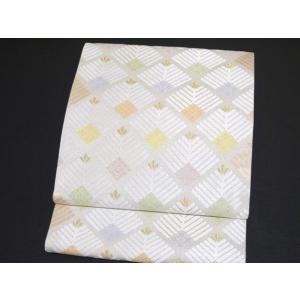 特価 吉永小百合さん着用柄 シャープのＣＭ 西陣織 翠洸織謹製 正絹 吉祥文様 若松菱 フォーマル用...