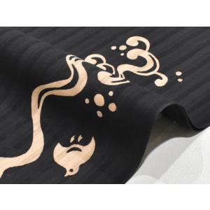 小粋な黒地 お仕立代込み価格 送料無料 かげろ...の詳細画像4