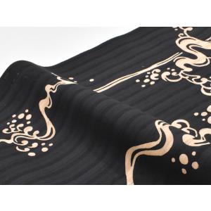 小粋な黒地 お仕立代込み価格 送料無料 かげろ...の詳細画像5