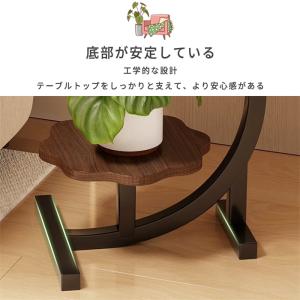 サイドテーブル ベッドサイドテーブル C字型の...の詳細画像5