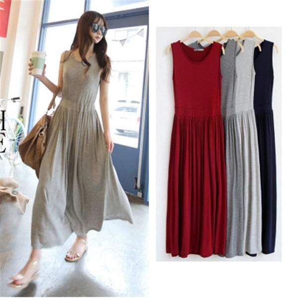 ワンピース レディース セール 大好評 ロングワンピース ゆったり Aライン 無地 大きいサイズ プ...