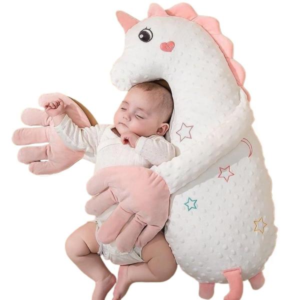 赤ちゃんのパタパタ、赤ちゃんのお尻のパタパタ睡眠 | ベビースリープヘルパーおやすみ枕 動物の形の赤...