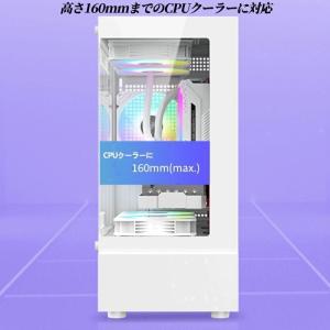 ゲーミング PCケース ミドルタワーケース 強...の詳細画像5