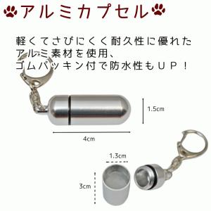 ペット 遺骨 キーホルダー 刻印 名入れ カプ...の詳細画像3