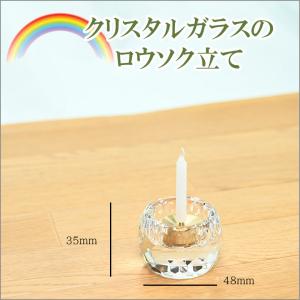 ペット クリスタルガラス 仏具セット クリア ...の詳細画像5