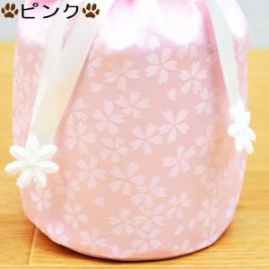 ペット 骨壷カバー 骨袋 桜・花つつみ 4寸 ...の詳細画像2