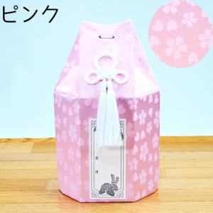 ペット 骨壷カバー ペット骨袋 さくらハート ...の詳細画像2