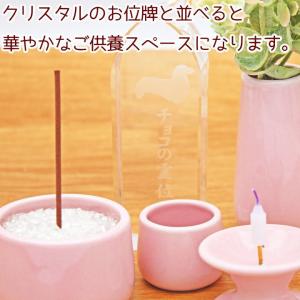ペット位牌 シルエットが選べる クリスタル位牌...の詳細画像2