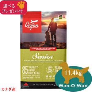ORIJEN（オリジン） ドッグフード シニア 6kg(選べるプレゼント付