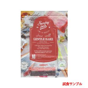 「サンプルは合計7個まで」サンデーペッツ(ジェントルベイク) グレインフリー・キングサーモン with トライプ 試食サンプル　(約20g)