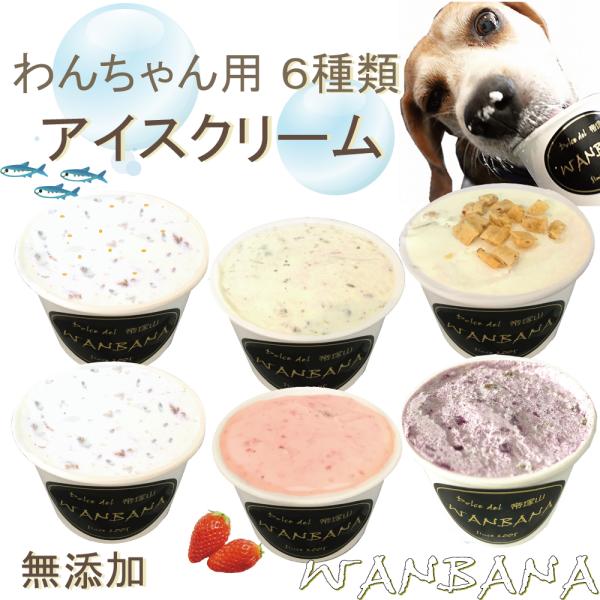 あすつく 犬用のミニ 6種類 セット アイス クリーム 無添加 人気 熱中症 夏バテ 暑さ対策 体温...
