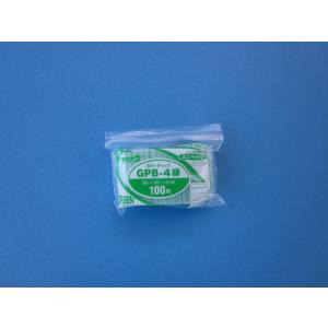 チャック付きポリ袋 ユニパック カラーチャック GPB-4 緑  1ケース10,000枚（100枚×...
