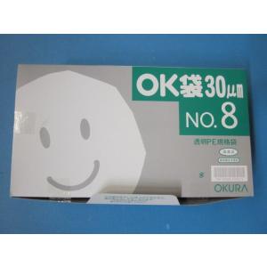 ポリ袋 OK袋 0.03mm No.6 1,000枚箱入（100枚×10袋）汎用ポリエチレン