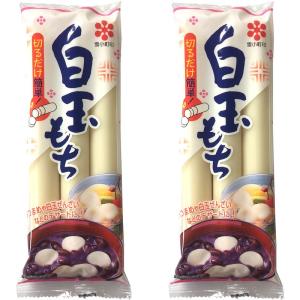 秋田白玉工業白玉もち 100g ×3本入り 2袋セット あんみつ、おしるこ、ぜんざい、トッポギやお鍋などにも