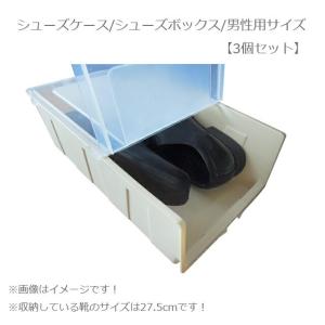 【訳あり】【男性用サイズ】シューズケース/シューズボックス【カラー選択不可】【6個セット】｜wanmake