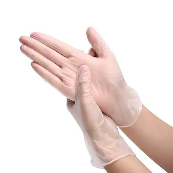 【3個セット】ＰＶＣ手袋 使い捨て手袋 パウダーフリー 抗菌 S M L XL (90〜100枚) ...