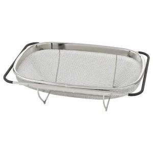 【IKEA】IDEALISK/イディアーリスク 水切りボウル ステンレススチール/ブラック