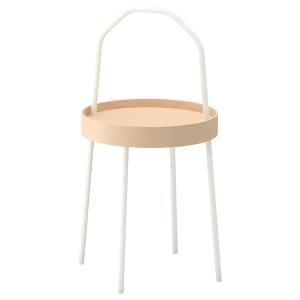 【IKEA】BURVIK/ブールヴィーク サイドテーブル ホワイト38 cm｜wannabee