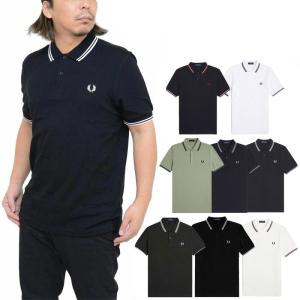FRED PERRY（フレッドペリー） ポロシャツ 半袖 メンズ ツインティップ