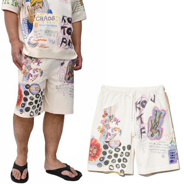 ゴースローキャラバン go slow caravan ショートパンツ ショーツ メンズ 32/1三本...
