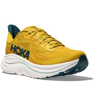 ホカ HOKA ランニングシューズ 厚底 メンズ クリフトン10 CLIFTON 10 イエローゴールド/ティダルウェーブ 1162030-YDT
