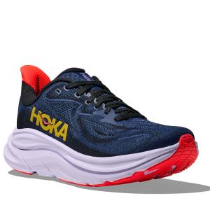 ホカ HOKA ランニングシューズ 厚底 レディース クリフトン10 CLIFTON 10 ミッドナイトブルー/スターライトグロー 1162031-MLST