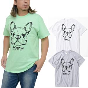 カブー KAVU Tシャツ 半袖 メンズ ドッグTシャツ Dog Tee 19822052｜wannado