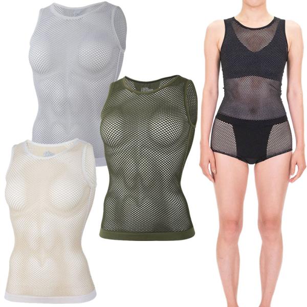 ミレー MILLET メッシュ インナー レディース ドライナミックメッシュノースリーブクルー DR...