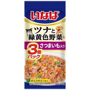 いなば ツナと緑黄色野菜 パウチ さつまいも入り 40g×3袋