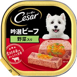 シーザー 成犬用 吟選ビーフ ドッグフード ウエット ( 100g*24コセット