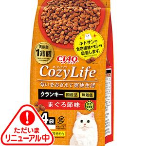 チャオ コージーライフ クランキー まぐろ節味 190g×4袋