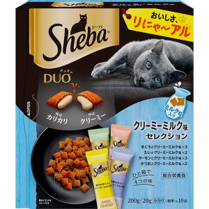 シーバ デュオ クリーミーミルク味セレクション 200g（20g×10）｜ペットの専門店コジマ