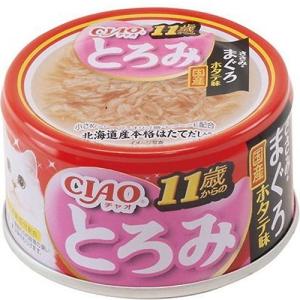 いなば チャオ とろみ 缶 11歳からのささみ・まぐろ ホタテ味 80g×24缶