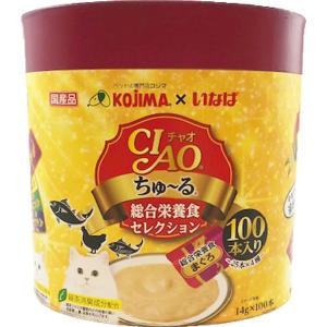 チャオちゅ〜る100P 総合栄養食セレクション ［ちゅーる］ 14g×100本入り（25本×4種）