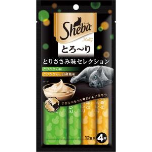 シーバ とろ〜り メルティ 4つの味 海の幸の魅惑 12g×4本 : ペットの
